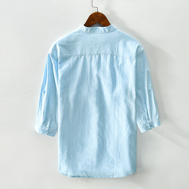 Sardinia Men's Pure Linen Shirt – Breathable Resort Style – view 2