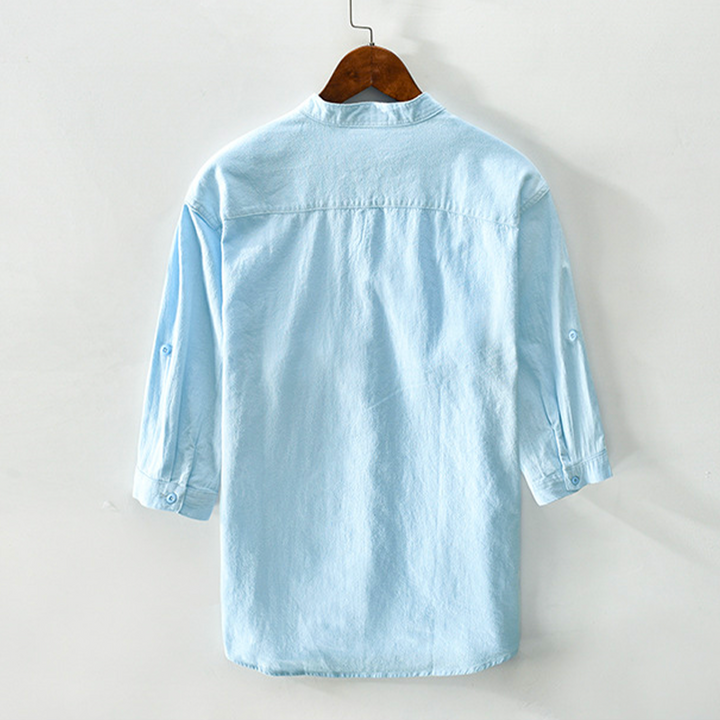 Sardinia Men's Pure Linen Shirt – Breathable Resort Style – view 2