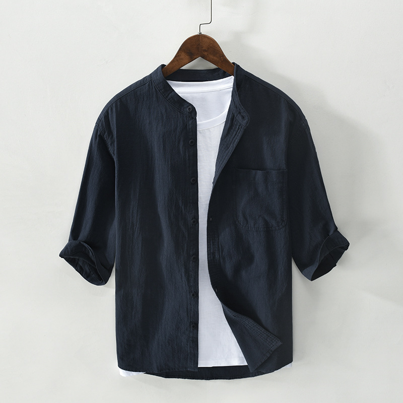 Sardinia Men's Pure Linen Shirt – Breathable Resort Style – view 6