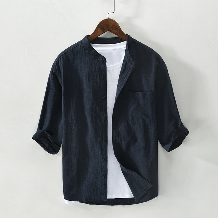 Sardinia Men's Pure Linen Shirt – Breathable Resort Style – view 6