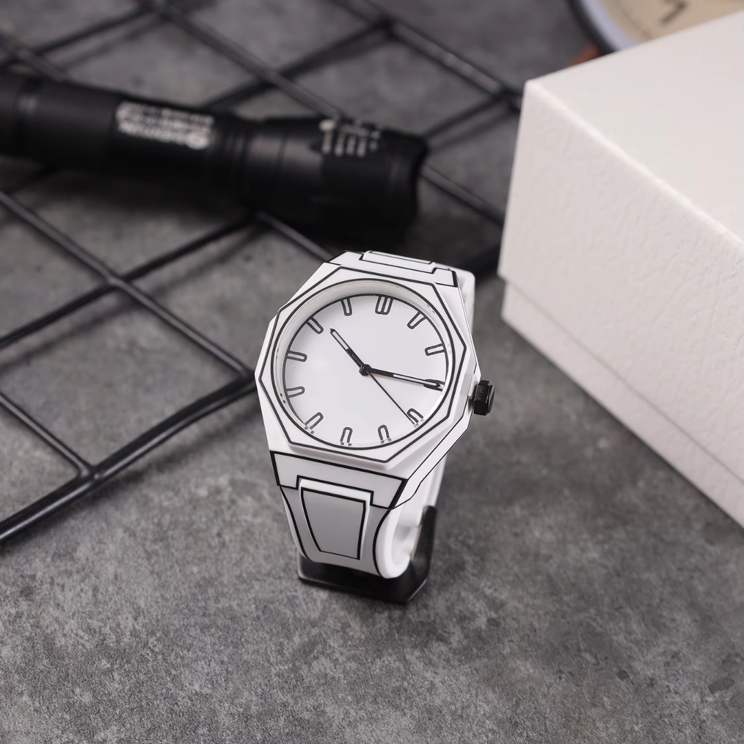 Unisex 3D Outline Watch with Silicone Strap – Water Resistant – view 8