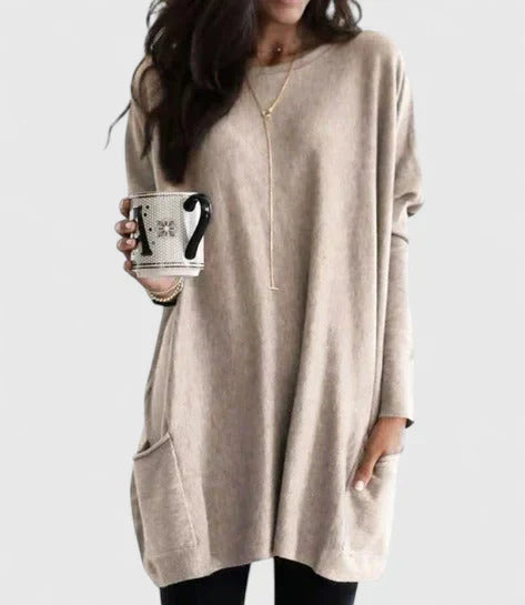 Women's Relaxed Fit Tunic with Pockets - Everyday Comfort