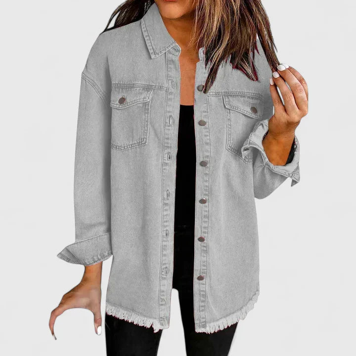Women's Denim Jacket - Effortless Layering & Timeless Style