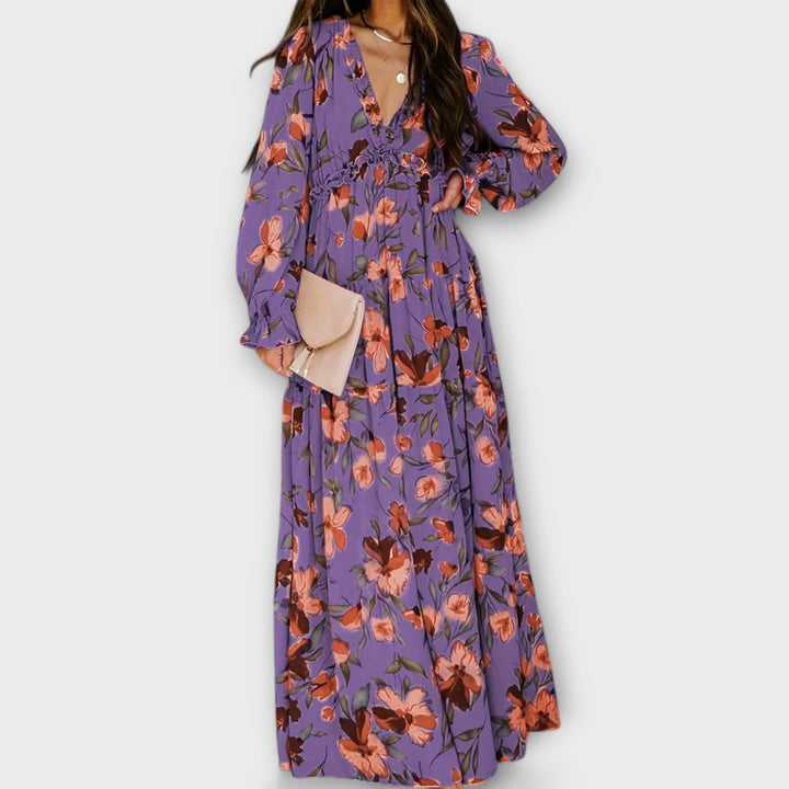 Women's Floral Maxi Dress – Elegant, Versatile Day-to-Night