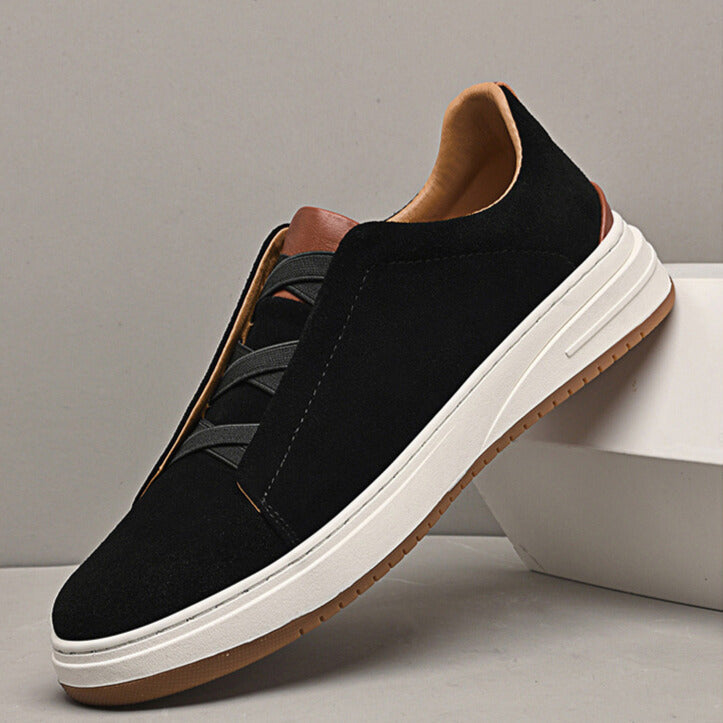 Men's Suede Slip-On Sneakers – Cushioned Everyday Trainers – view 2
