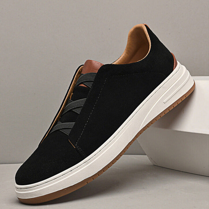 Men's Suede Slip-On Sneakers – Cushioned Everyday Trainers – view 2