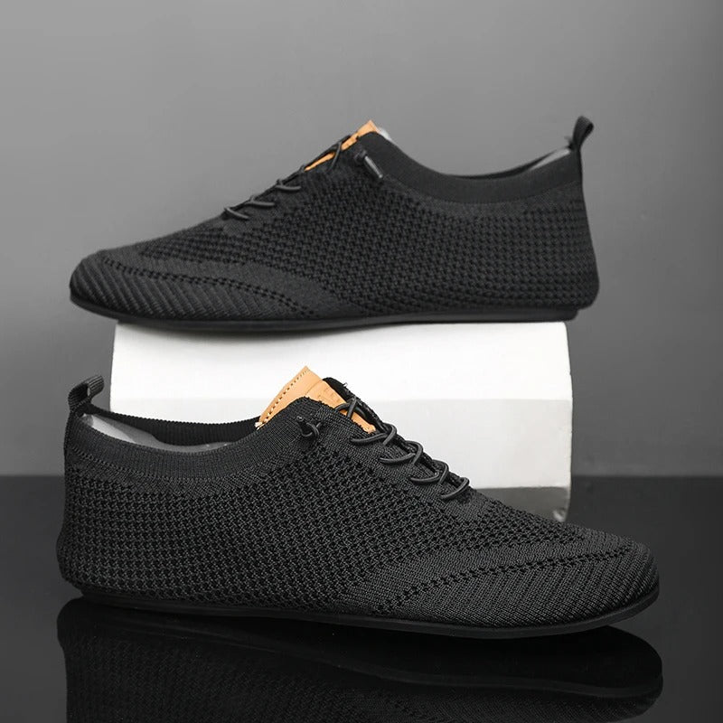 Men's Mesh Knit Slip-On Trainers – Lightweight Comfort – view 4