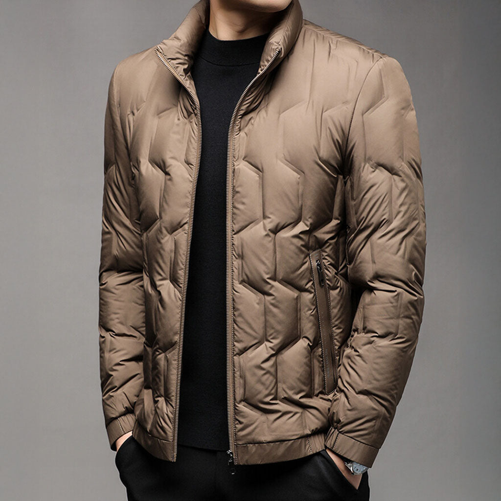 Men's Quilted Down Jacket – Lightweight Windproof Warmth – view 2
