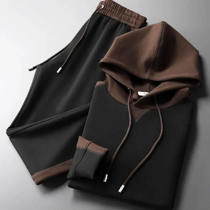 Men's Two-Tone Knit Lounge Set – Soft Co-Ord for Easy Weekends – view 3