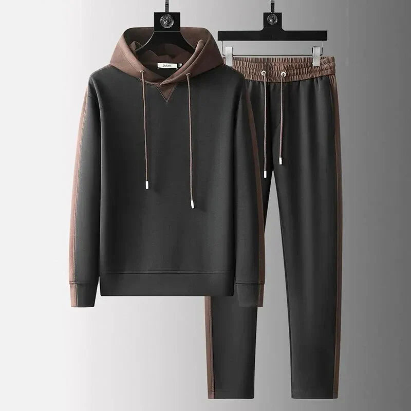 Men's Two-Tone Knit Lounge Set – Soft Co-Ord for Easy Weekends – view 6