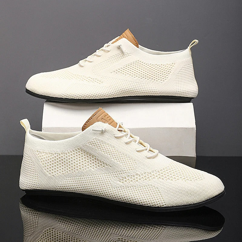 Men's Mesh Knit Slip-On Trainers – Lightweight Comfort – view 10