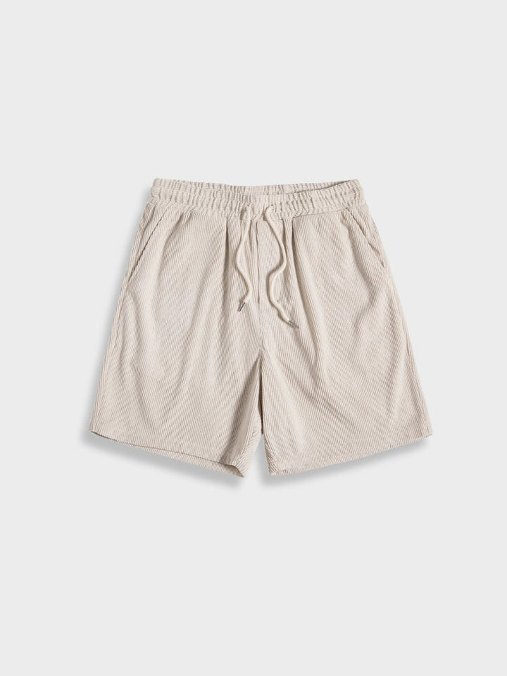 Men's Bordeaux Corduroy Co-Ord Set – Shirt and Shorts Summer – view 6