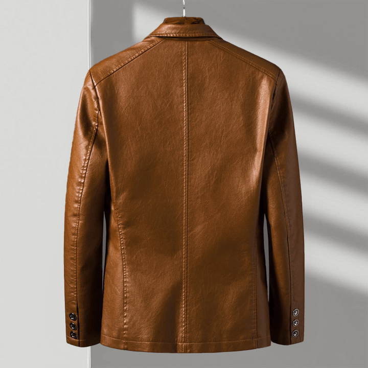 Men's Italian Leather Jacket – Tailored Smart-Casual Layer – view 4