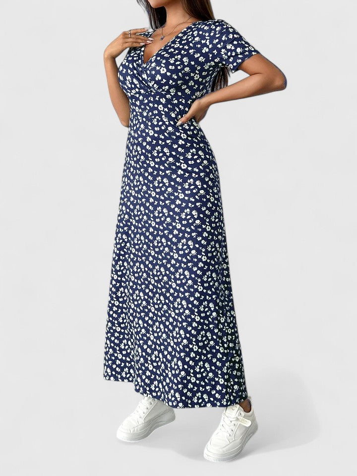 Women's Floral Maxi Dress - Romantic, Versatile for Every Occasion