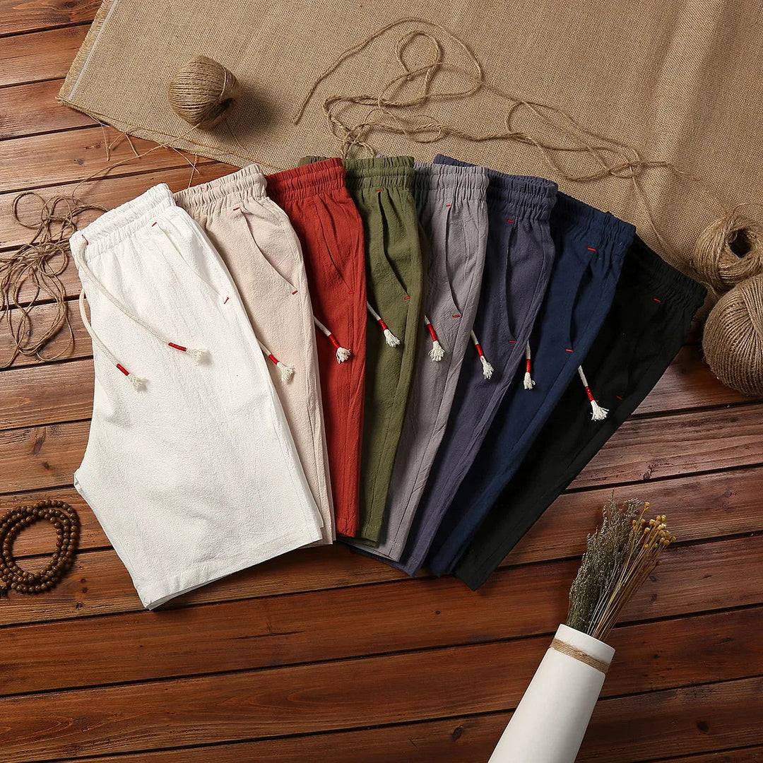 Men's Cotton Drawstring Shorts – Lightweight Summer Comfort – view 7