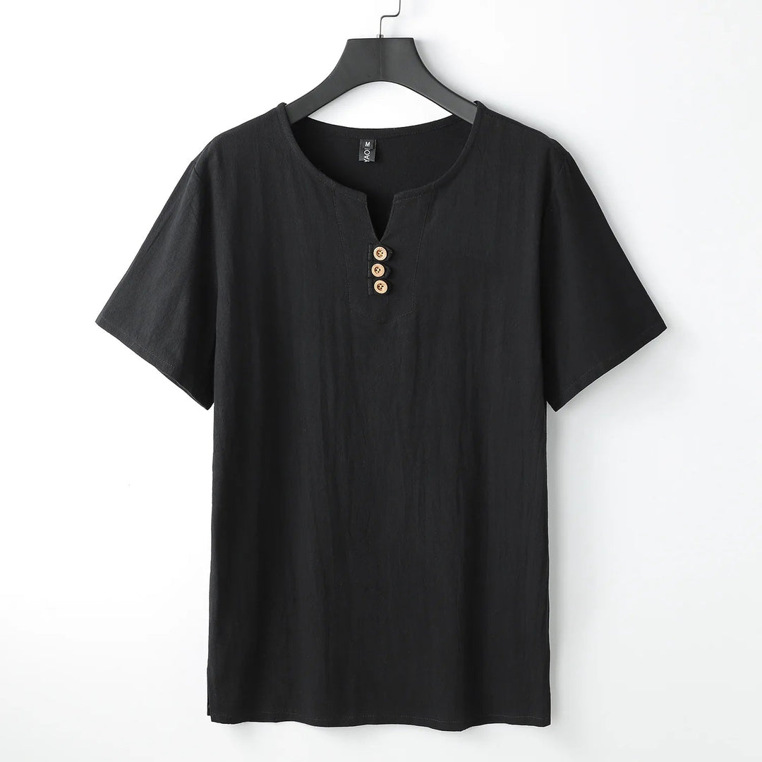 Men's Arlo Linen Shirt – Relaxed Oversized Summer Button-Up – view 2