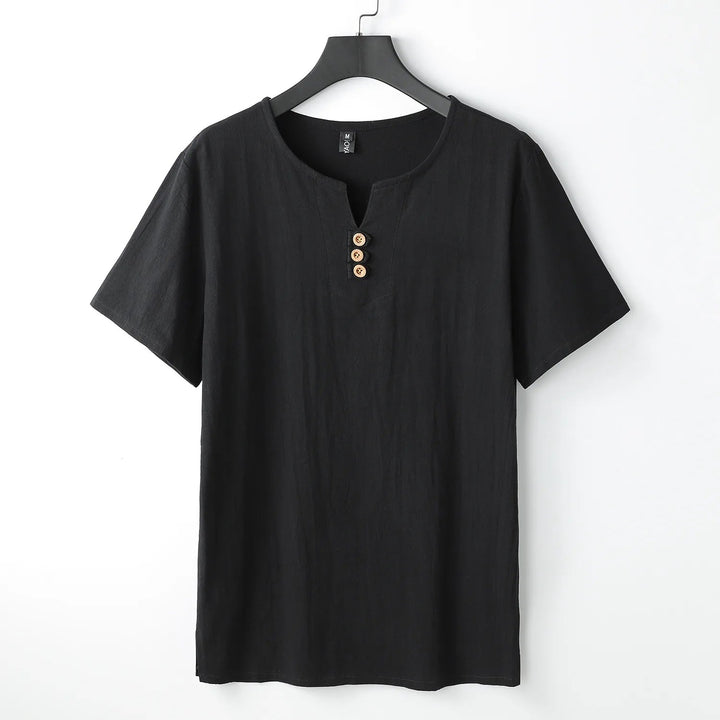 Men's Arlo Linen Shirt – Relaxed Oversized Summer Button-Up – view 2