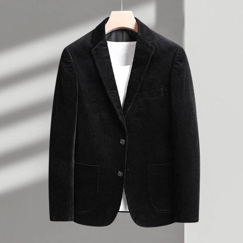 Men's Corduroy Blazer – Smart Casual Tailored Sport Coat – view 3