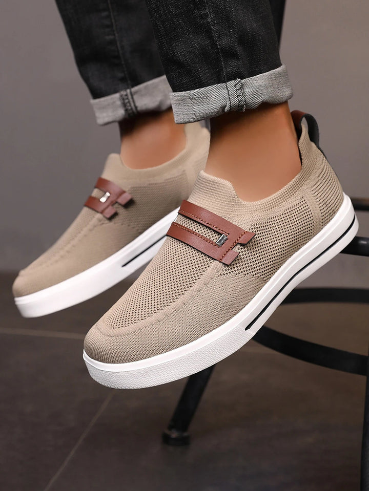 Men's Knit Slip-On Trainers – Lightweight Everyday Comfort – view 11