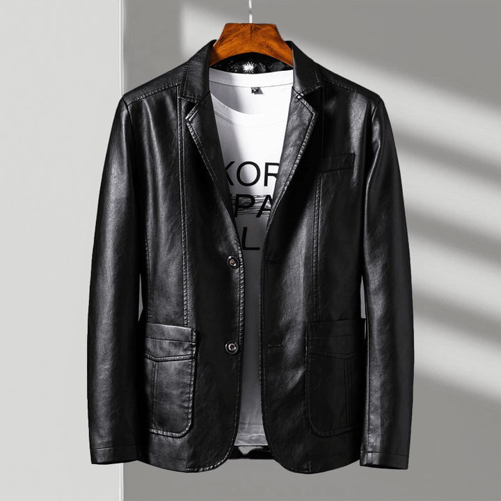 Men's Italian Leather Jacket – Tailored Smart-Casual Layer – view 3