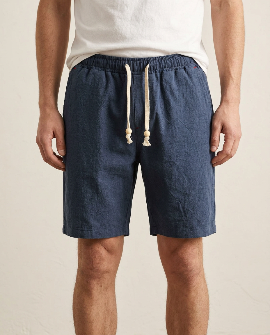 Men's Cotton Drawstring Shorts – Everyday Summer Comfort – view 2