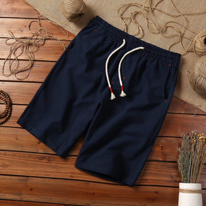 Men's Cotton Drawstring Shorts – Lightweight Summer Comfort – view 4