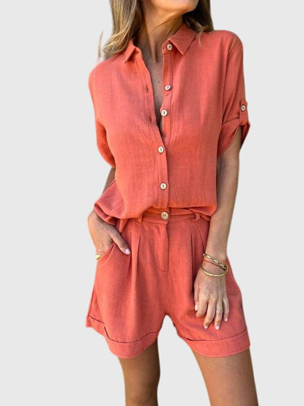 Women's Summer Two-Piece Set - Soft & Breezy Style