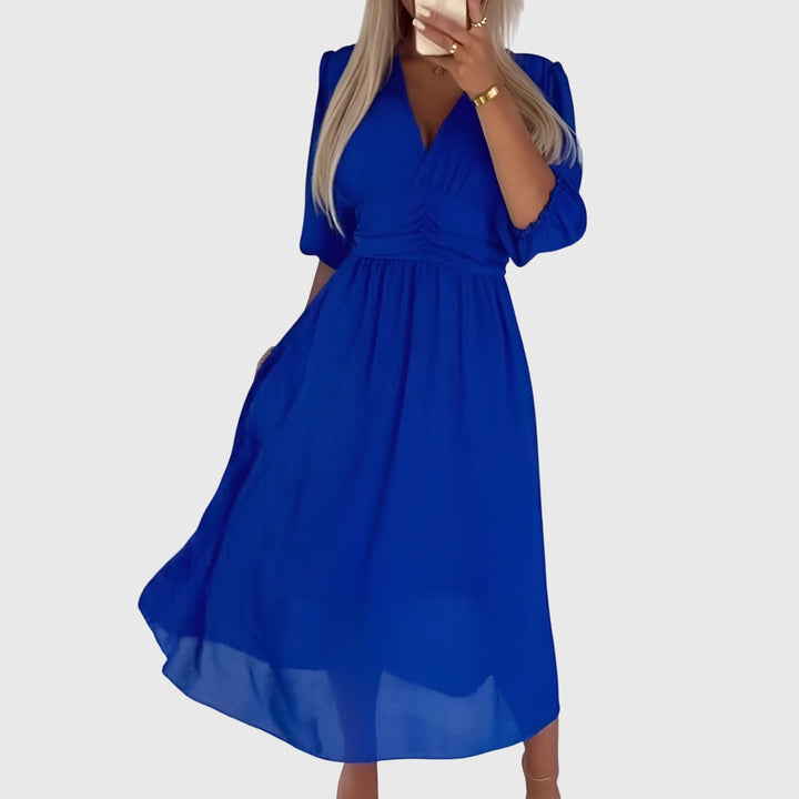 Women's Aria Lightweight Silky Chiffon Dress - Effortless Elegance