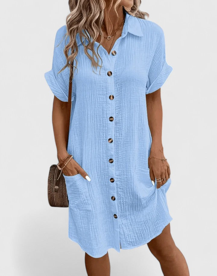 Women's Gianelleza Sophisticated Midi Dress - For Breezy Days