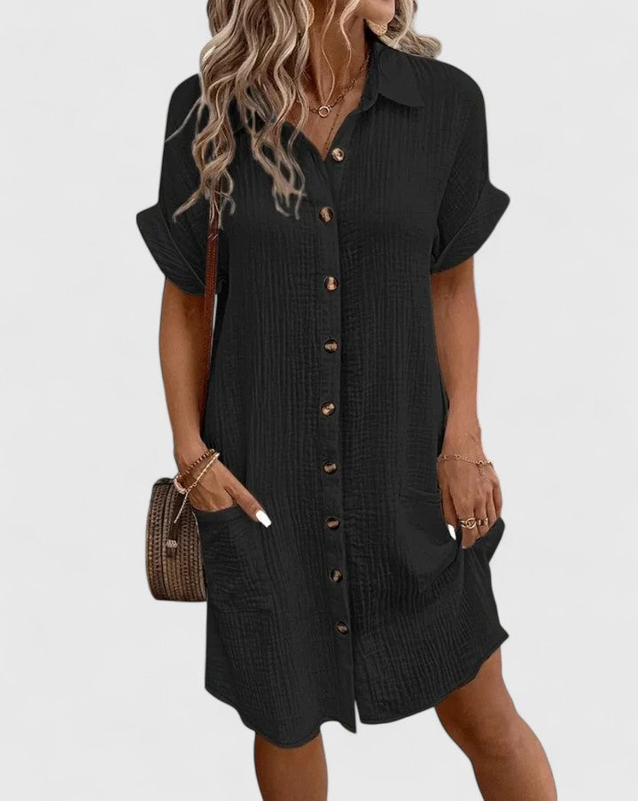 Women's Gianelleza Sophisticated Midi Dress - For Breezy Days