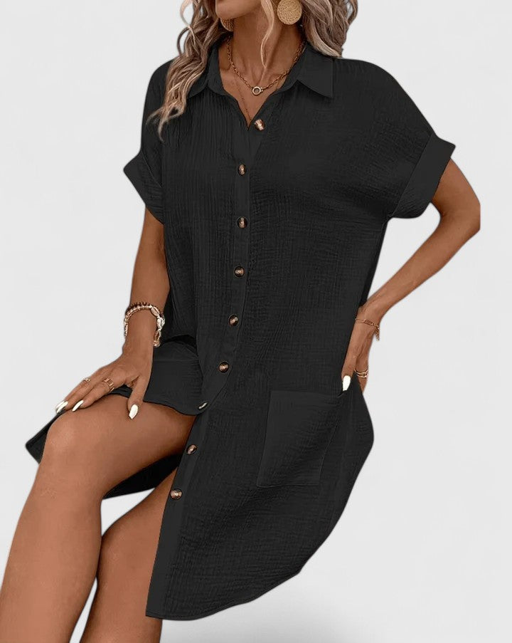 Women's Gianelleza Sophisticated Midi Dress - For Breezy Days