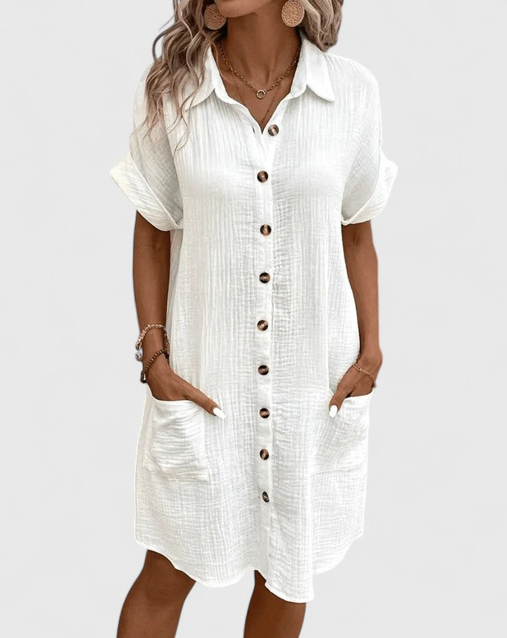 Women's Gianelleza Sophisticated Midi Dress - For Breezy Days
