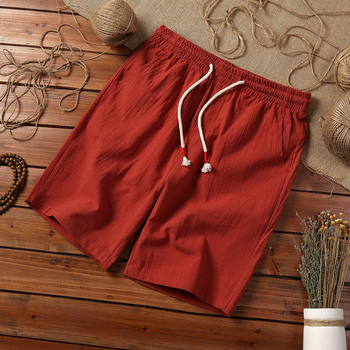 Men's Cotton Drawstring Shorts – Lightweight Summer Comfort – view 5