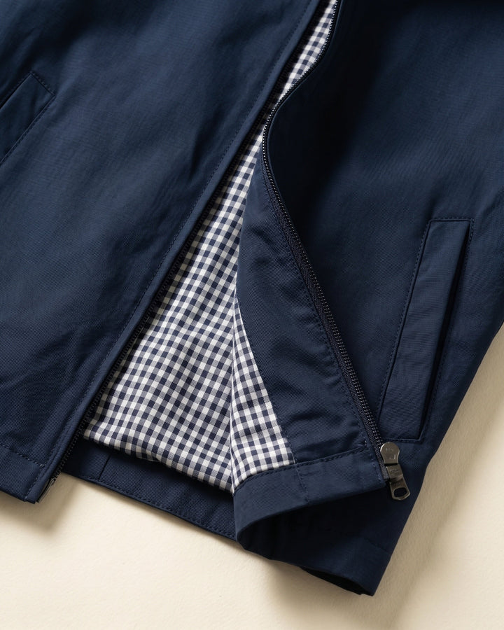 Men's Harrington Jacket – Cotton Gingham-Lined Casual Jacket – view 4