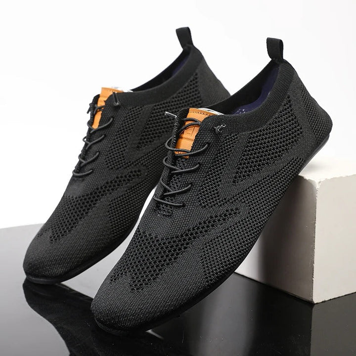 Men's Mesh Knit Slip-On Trainers – Lightweight Comfort – view 3