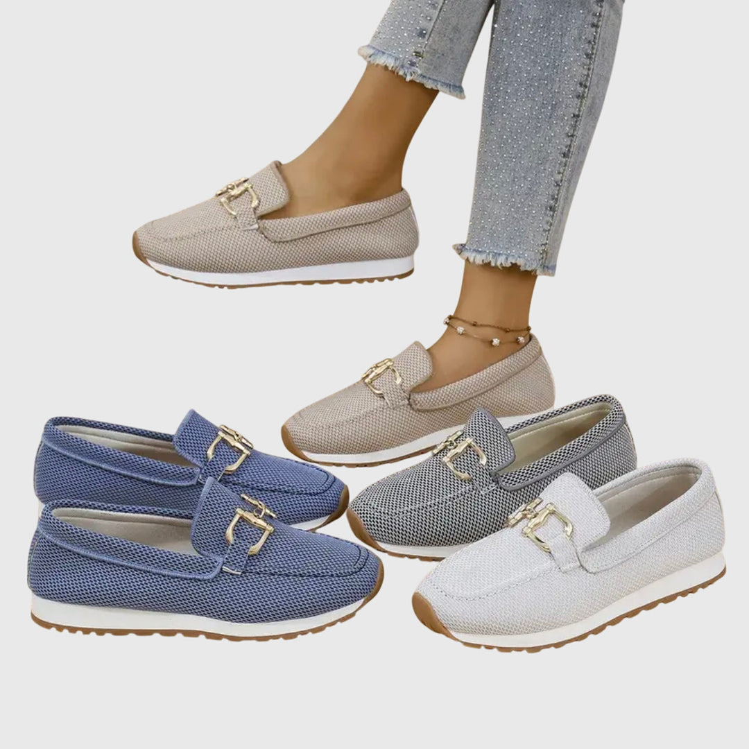 Women's Mesh Slip-On Sneakers - Orthopedic Comfort All Day