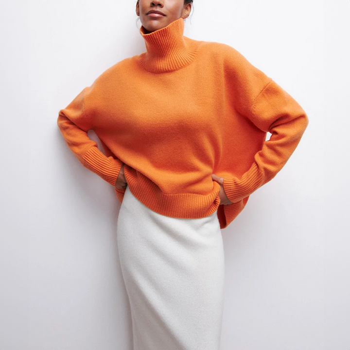 Women's Amelie Knit Turtleneck Jumper – Cosy Winter Layer – view 5