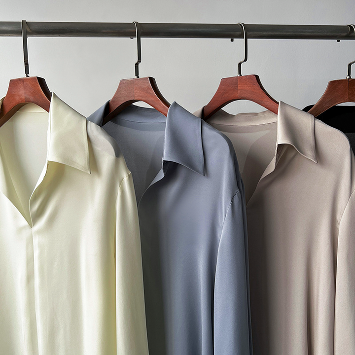 Women's Silk Blouse – Elegant Office to Evening Top – view 2