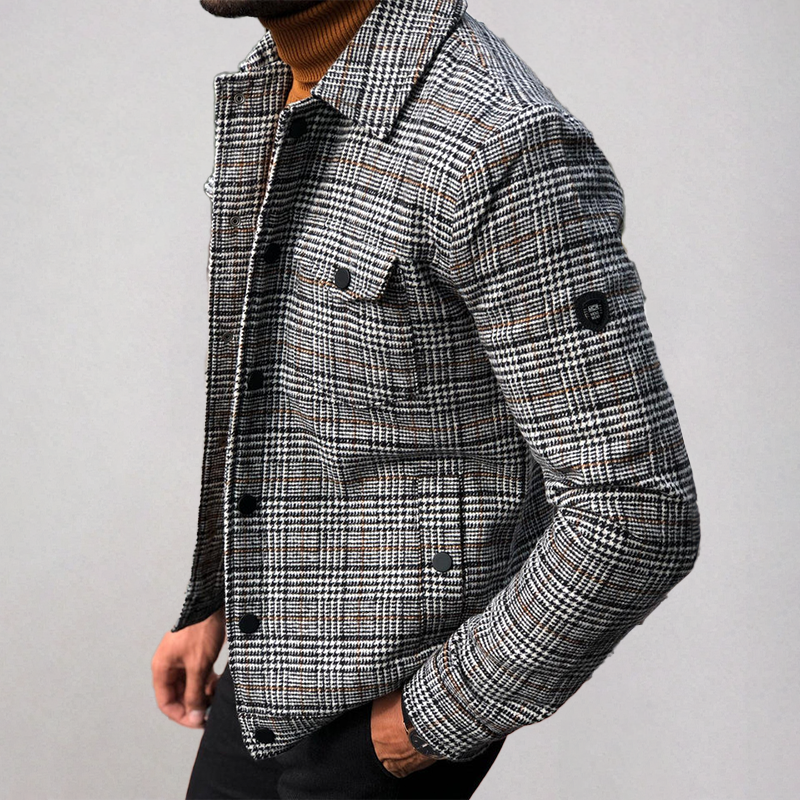 Men's Wool-Rich Tweed Blazer – Monaco Legacy Smart Tailoring – view 6