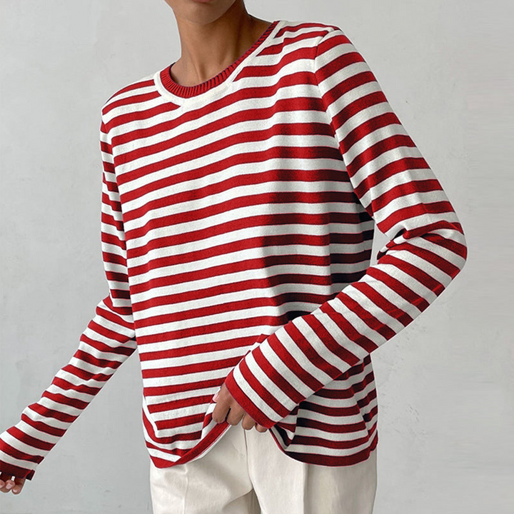 Women's Organic Cotton Striped Shirt – Soft Everyday Top – view 11