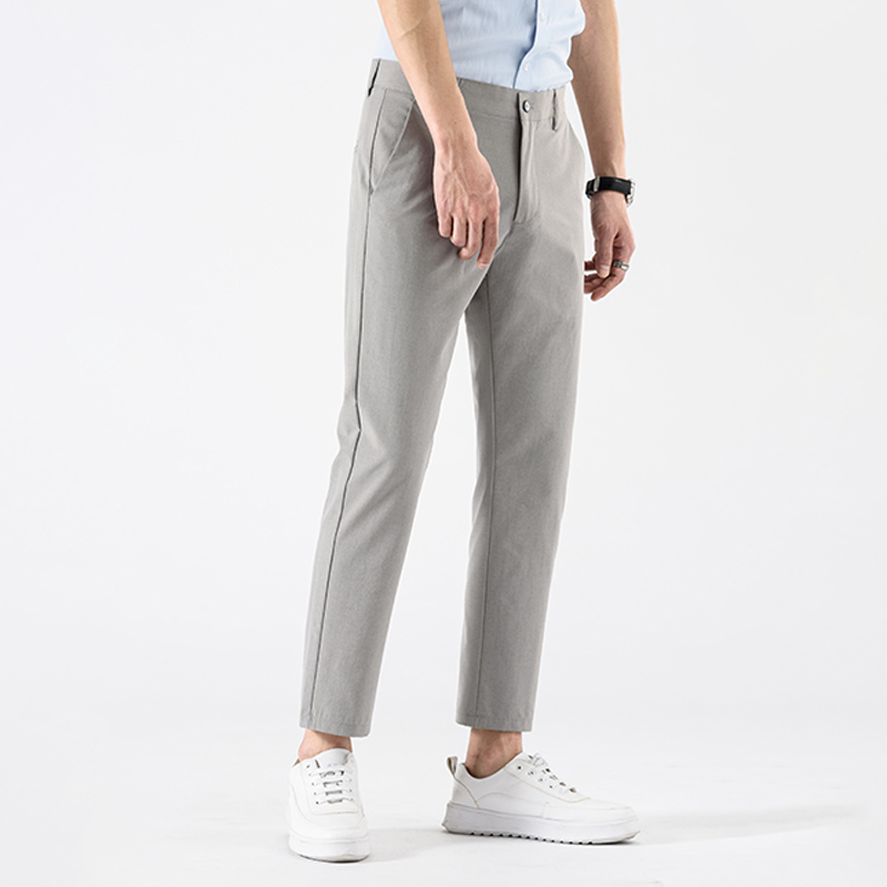 Men's Stretch Tailored Chinos – Straight Leg Smart Casual – view 9