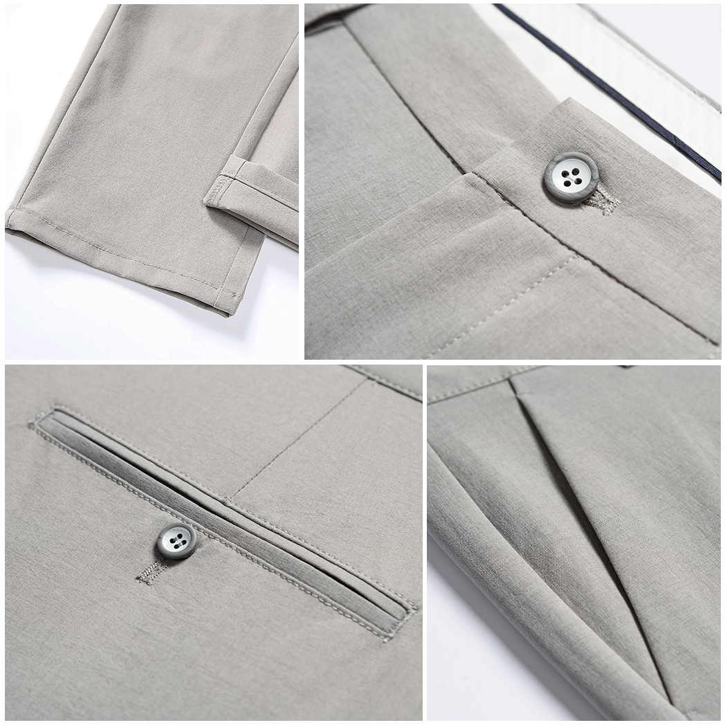 Men's Stretch Tailored Chinos – Straight Leg Smart Casual – view 11