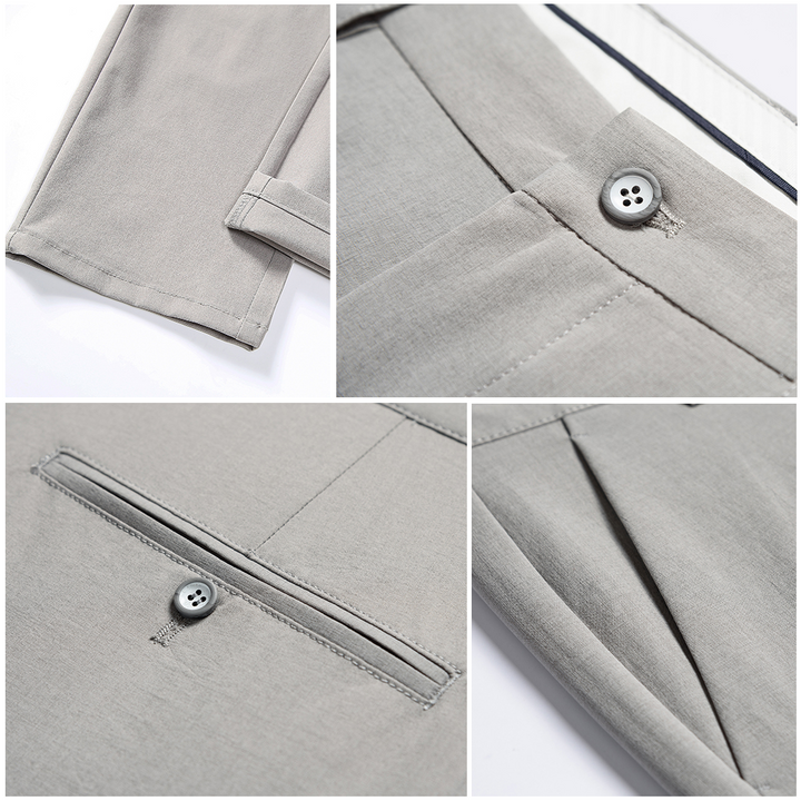 Men's Stretch Tailored Chinos – Straight Leg Smart Casual – view 11