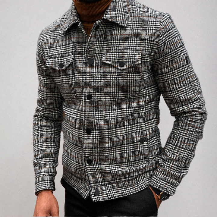 Men's Wool-Rich Tweed Blazer – Monaco Legacy Smart Tailoring – view 5