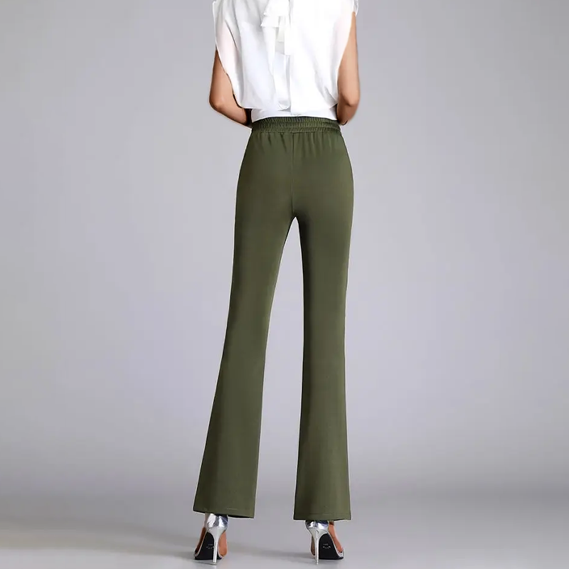 Women's Fluid Pleated Trousers – Elegant Everyday Tailoring – view 5