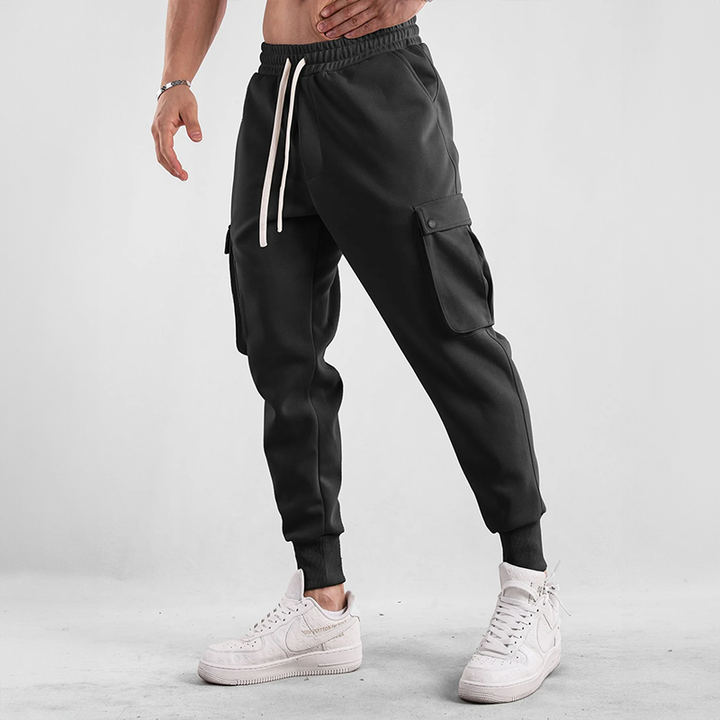 Men's Cotton Cargo Joggers – Urban Flex Stretch Comfort Fit – view 7