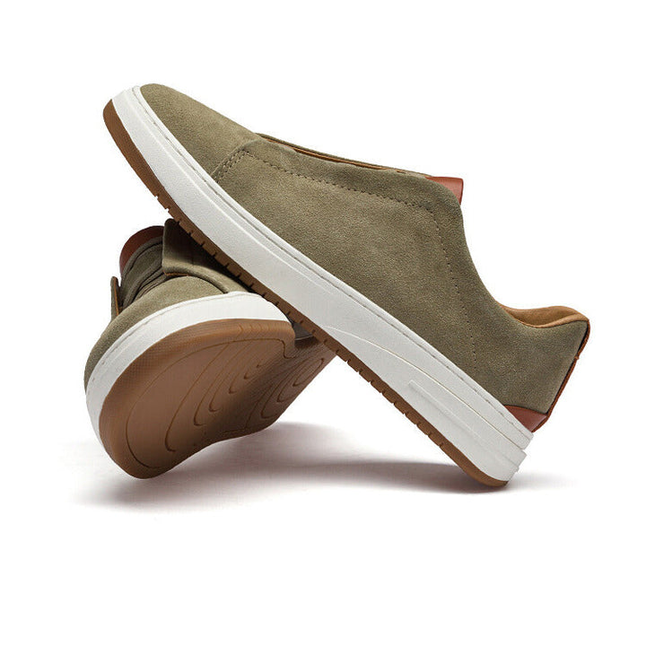 Men's Suede Slip-On Sneakers – Cushioned Everyday Trainers – view 10