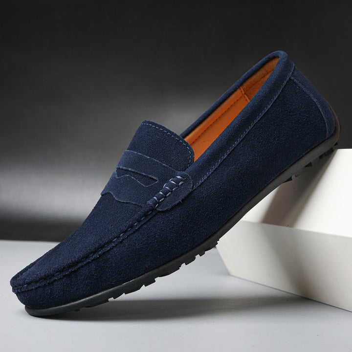Men's Suede Loafers – Comfortable Slip-On Smart Casual Shoes – view 5