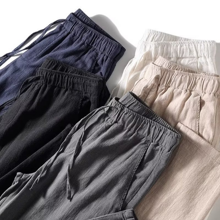 Men's Linen-Cotton Trousers – Breathable Summer Tailoring – view 2