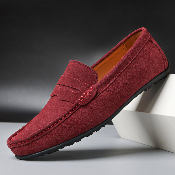 Men's Suede Loafers – Comfortable Slip-On Smart Casual Shoes – view 2